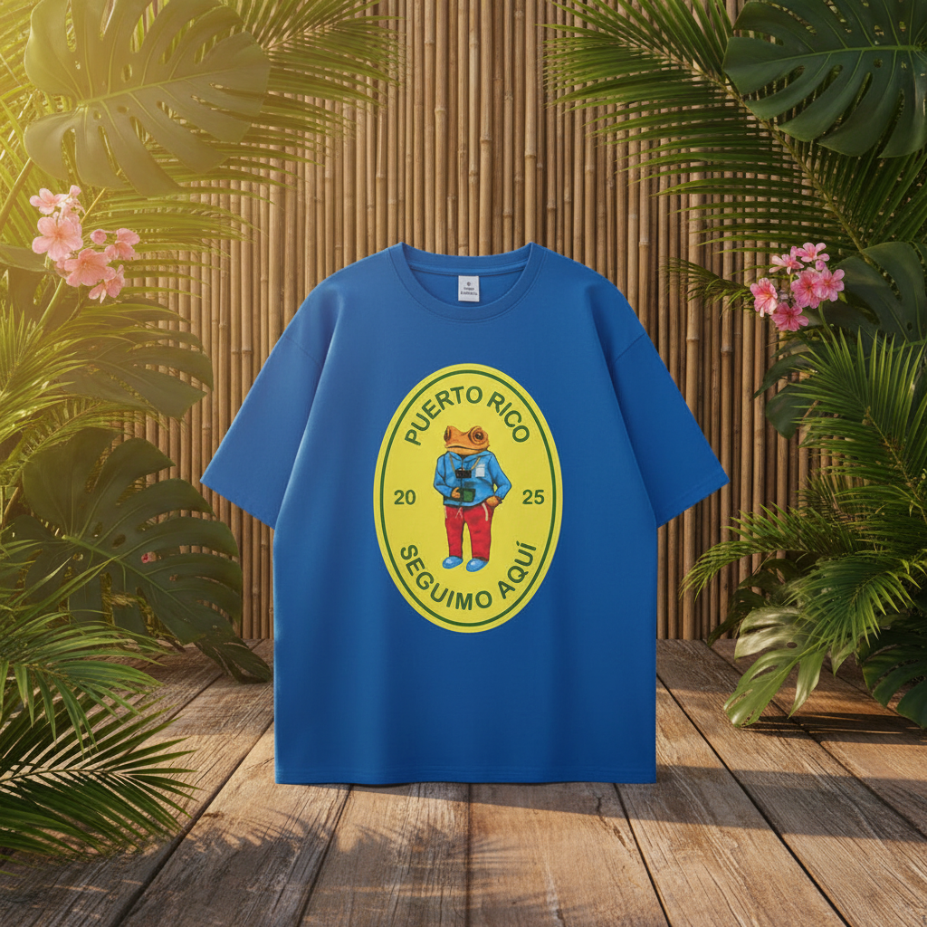 Camiseta azul - Puerto Rico