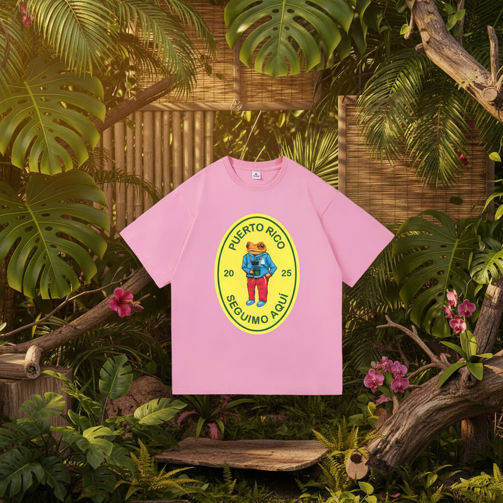 Camiseta rosa - Puerto Rico